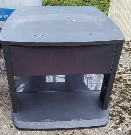 Photo of free Ex T.V stand with shelf/wheels (Bexhill on Sea) #1