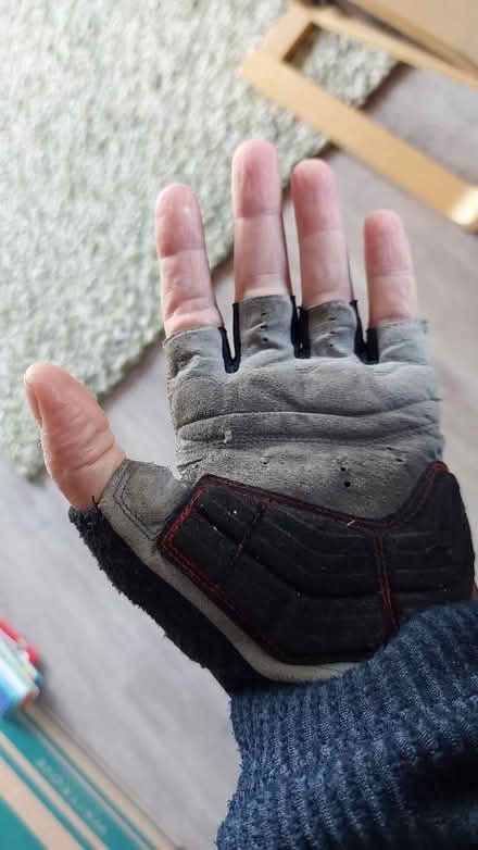 Photo of free Cycling gloves fingerless 2 pairslarge mens (Rowlands Castle PO9) #2
