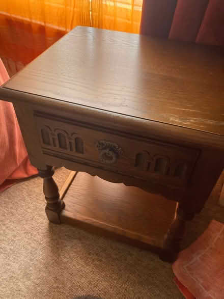 Photo of free Nice old bedside table (Woodmancote GL11) #1