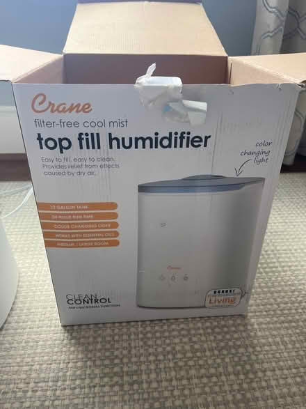 Photo of free Barely used humidifier (Chevy Chase, md) #2