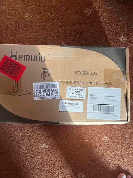 Photo of free Tv monitor stand - new boxed (Maidenhead SL6) #1