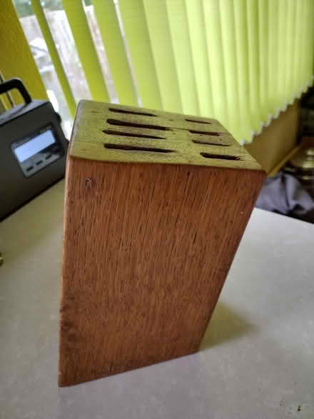 Photo of free Wooden Knife block ( homemade) (Eastbourne BN21 2) #1