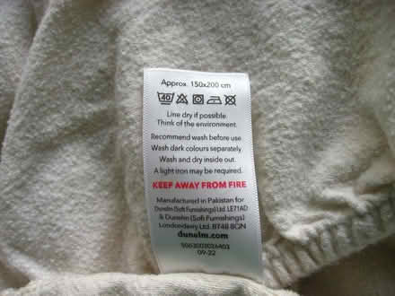 Photo of free Cream King Size Fitted Sheet – Brushed Cotton (East Lavant PO19) #3