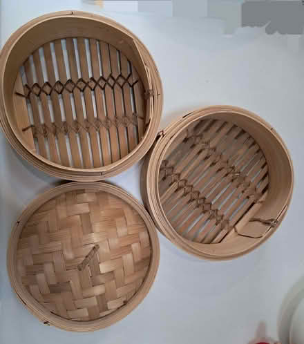 Photo of free Pair of bamboo steamer baskets (Earlsfield SW18) #1