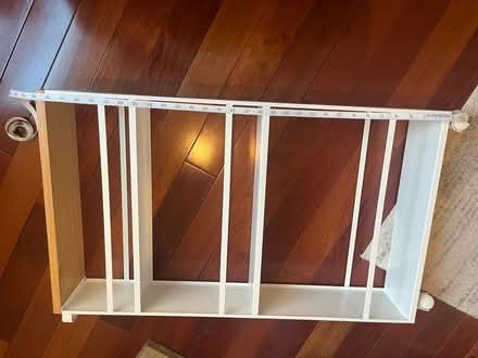 Photo of free West Elm Wood Top Rolling cart (Cambridgeport) #4