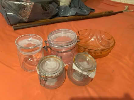 Photo of free Lidded glass jars (Chalfont St Giles HP8) #1