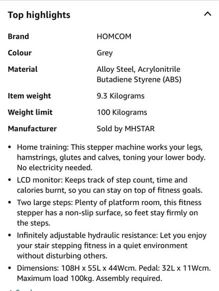 Photo of free Stepping machine (Thornbury, BD3) #2