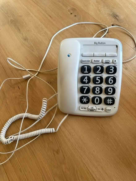 Photo of free BT big button phone (for landline) (Wells. BA5) #1