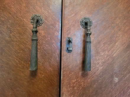 Photo of free Vintage wardrobe handles, fixtures. Or use wood to some else (Belper DE56) #1