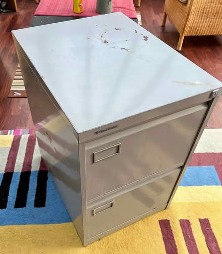 Photo of free Two-drawer filing cabinet (Merrow Park) #2