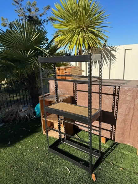 Photo of free Tall Metal Shelving Frame (Oakland) #1