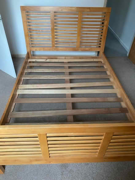 Photo of free Double bed pine (Leckhampton) #1