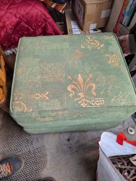 Photo of free Footstool pouffe (Barnards Green WR14) #2