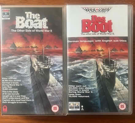 Photo of free Das boot/ The Boat VHS (Fords Farm RG31) #1