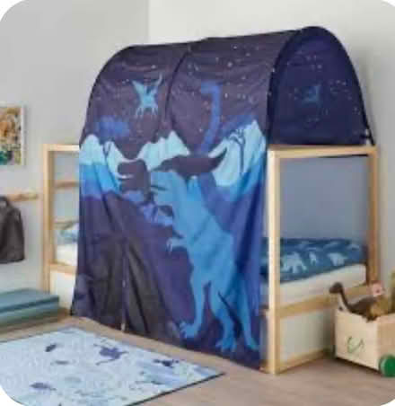 Photo of free IKEA KURA BED- with Mattress and Canopy (Ealing W5) #3