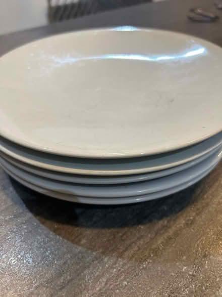 Photo of free 5 white side plates (Harrogate HG2) #1