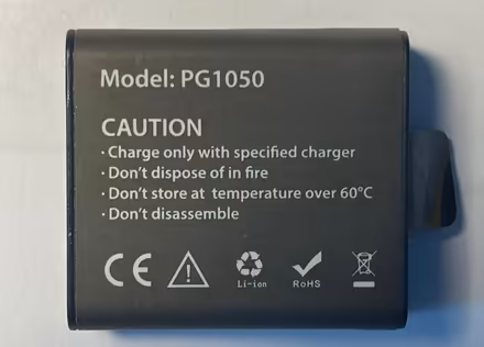 Photo of free PG1050 camera battery x1 (ealing W5) #1