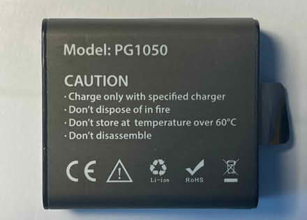 Photo of free PG1050 camera battery x1 (ealing W5) #1