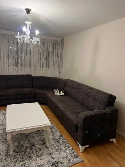 Photo of free Grey ottoman sofa (North Road N7) #1