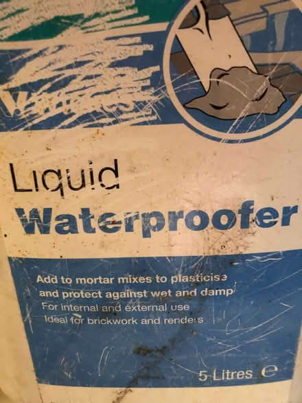 Photo of free Liquid waterproofer for mortar (Dereham Rd area NR2) #2