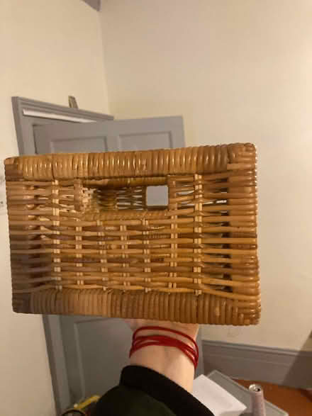 Photo of free Small wicker basket (Woodmancote GL11) #1