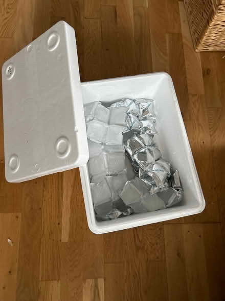 Photo of free Polystyrene cool box and ice packs (Hayling Island PO11) #1