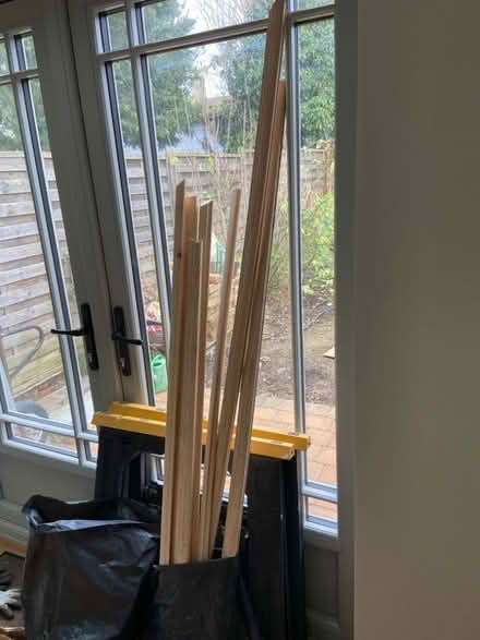 Photo of free Pine picture rail 1.3 - 1.8m lengths (Watford Heath WD19) #2