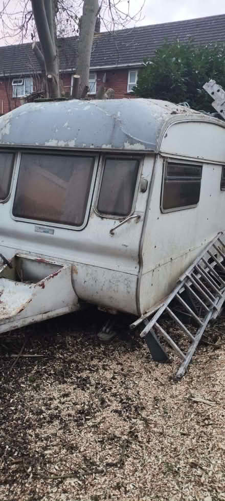 Photo of free Derelict Caravan (Four Pools WR11) #3