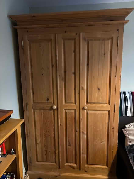 Photo of free Solid Pine Double Wardrobe (Thurrock RM17) #2