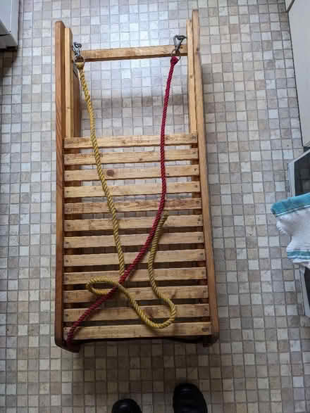 Photo of free Wooden toboggan (Welling DA16) #2