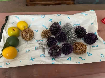 Photo of free Pinecones and fake fruit (Barry CF62) #1