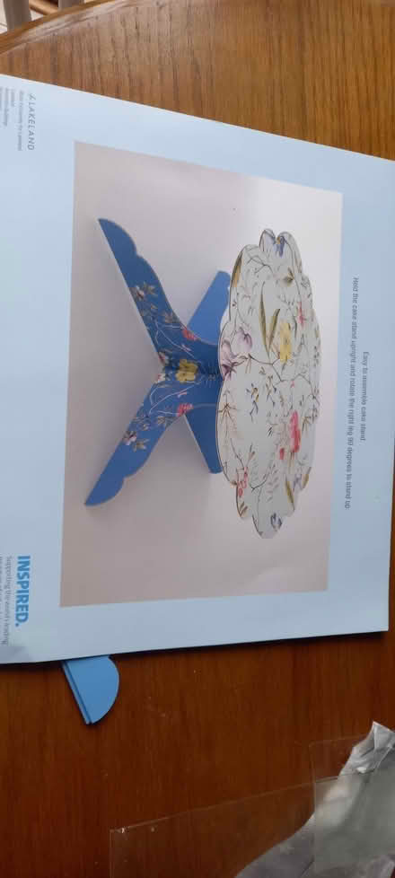 Photo of free Fold up cardboard cake stand (Harrogate HG2) #1