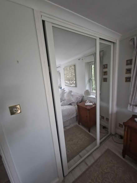 Photo of free Sliding Mirror Wardrobe Doors (Dummer, Basingstoke) #1