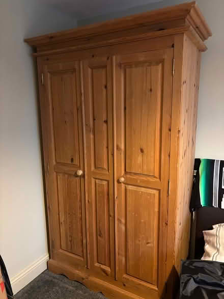 Photo of free Solid Pine Double Wardrobe (Thurrock RM17) #1