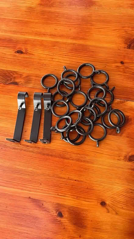 Photo of free Extending black metal curtain pole (Carlton CA11) #2