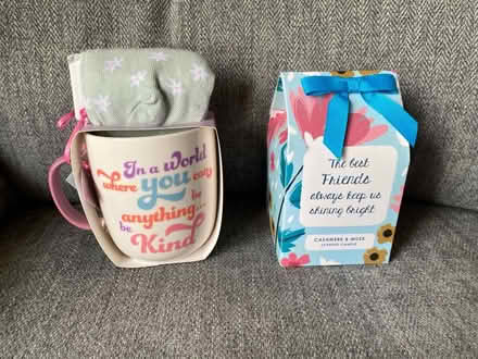 Photo of free Scented candle; mug and socks gift set (Wellington TF1) #1