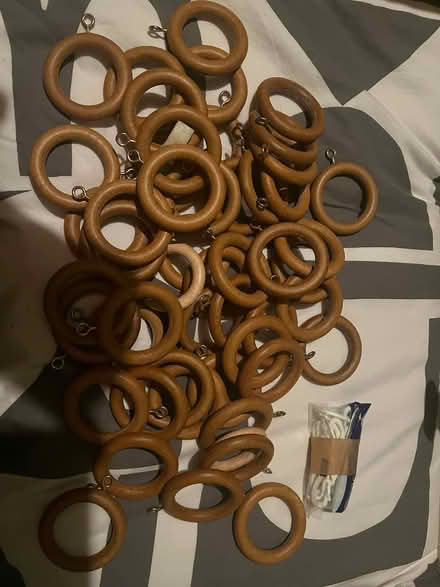 Photo of free Curtain rings (Broomgrove TN35) #1