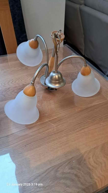 Photo of free 3 arm light fitting (Linslade, Leighton Buzzard LU7) #1