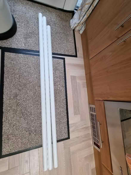 Photo of free 3 White Plastic Tubes (Worle BS22) #2