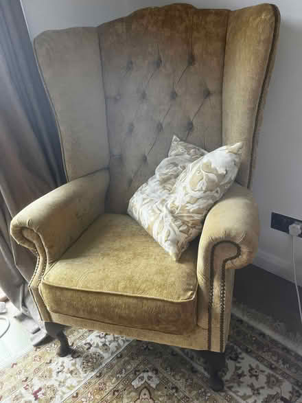 Photo of free Armchair & footstool x 2 (KT11) #3