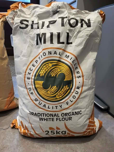 Photo of free Shipton Mill Organic White Flour 25kg bag (Edlesborough LU6) #1