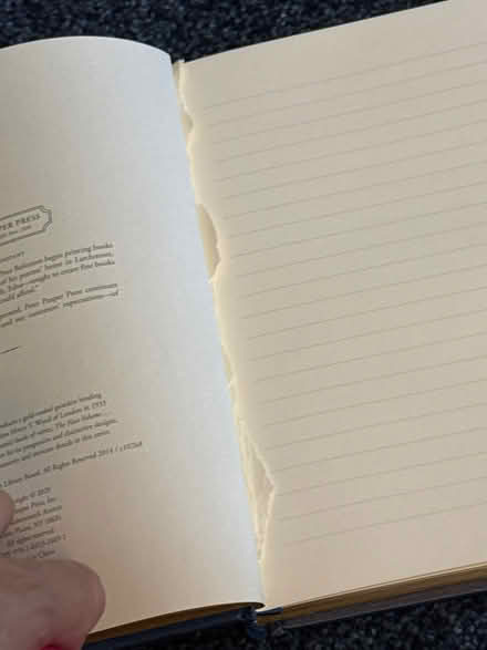Photo of free Empty journal (Cedar knolls, NJ) #4