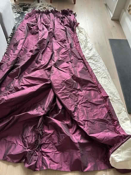 Photo of free Purple Taffeta Curtain (Lined) (Kensington W8) #1