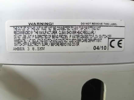 Photo of free Triton Amber III, 8.5 kW Shower (CF83, Caerphilly) #2