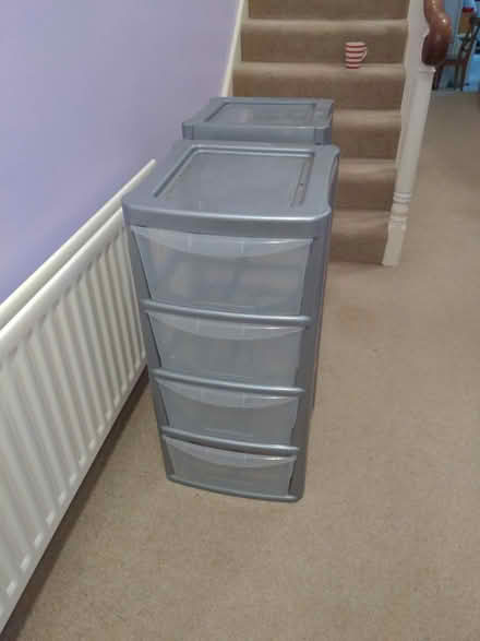 Photo of free 2 Plastic Drawer Storage Unuts (Gosforth NE3) #1