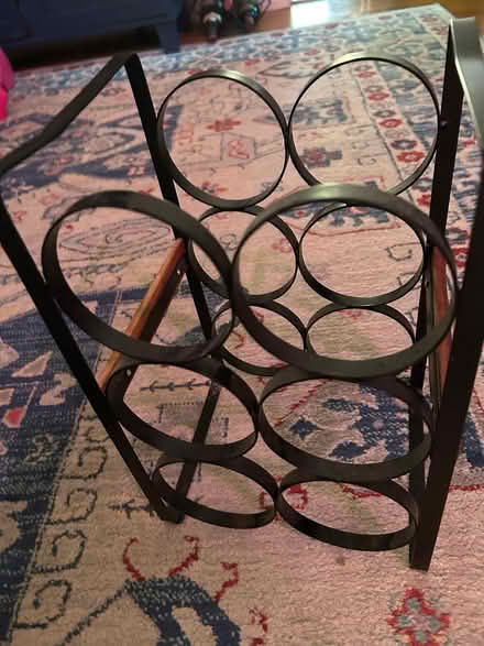 Photo of free 6 Bottle Wine Rack Holder (Tufts University) #1