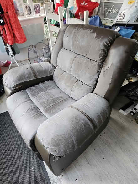 Photo of free Faux leather armchair (Crawley down RH10) #1
