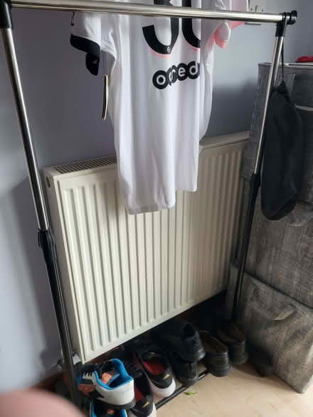 Photo of free Various electrical items and a clothes and shoes rail (Cromer NR27) #2