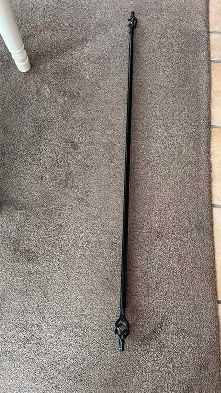 Photo of free Extending black metal curtain pole (Carlton CA11) #1