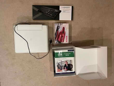 Photo of free Bundle: color printer, keyboard, hair-dryer & books (Shepherds Bush W12) #1